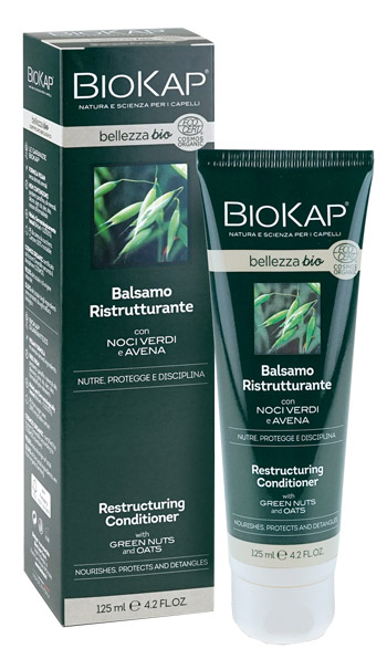 BIOKAP BELLEZZA BIO BALSAMO RISTRUTTURANTE COSMOS ECOCERT 125 ML BIOSLINE - Farmadott.it