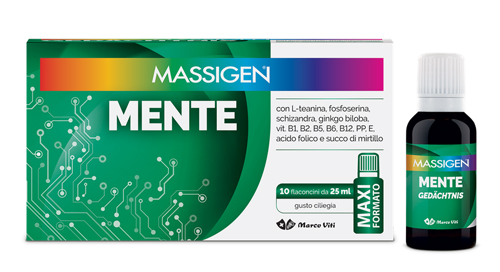 MASSIGEN MENTE 10 FLACONI DA 25 ML - Farmadott.it