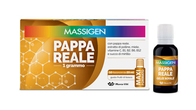 MASSIGEN PAPPA REALE 10 FLACONI DA 25 ML - Farmadott.it