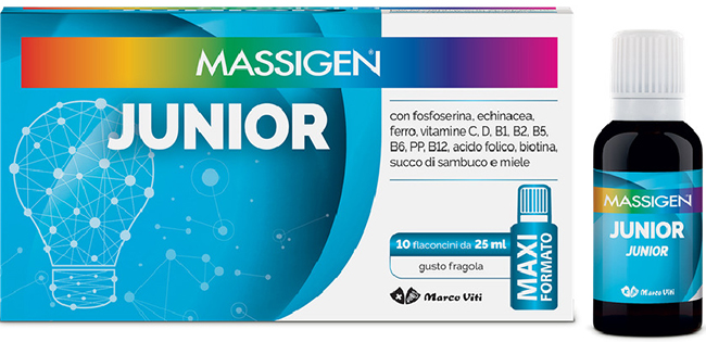 MASSIGEN JUNIOR 10 FLACONI DA 25 ML - Farmadott.it