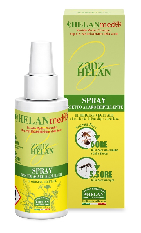 ZANZHELAN INSETTOREPELLENTE VEGETALE SPRAY ECOLOGICO 100 ML - Farmadott.it