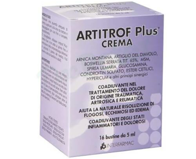 ARTITROF PLUS CREMA 16 BUSTINE DA 5 ML - Farmadott.it