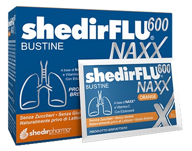SHEDIRFLU 600 NAXX ARANCIA SENZA ZUCCHERI 20 BUSTINE - Farmadott.it