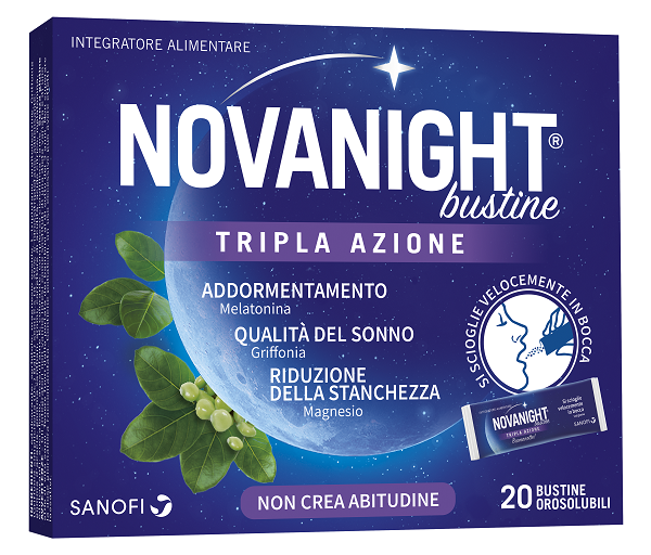 NOVANIGHT 20 BUSTINE TRIPLA AZIONE - Farmadott.it