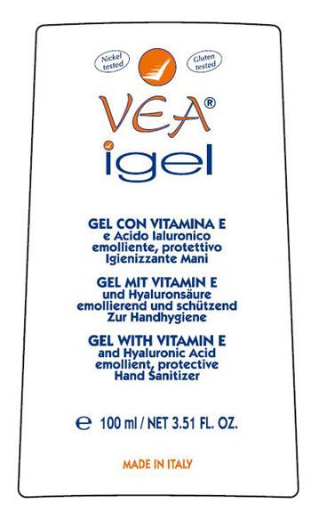 VEA IGEL GEL MANI IGIENIZZANTE VITAMINA E ACIDO IALURONICO 100 ML - Farmadott.it