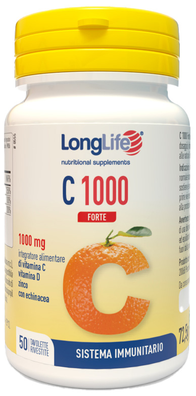 LONGLIFE C 1000 FORTE 50 TAVOLETTE - Farmadott.it
