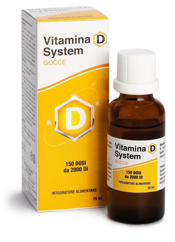 VITAMINA D SYSTEM GOCCE 150 DOSI DA 2000 UI 26 ML - Farmadott.it