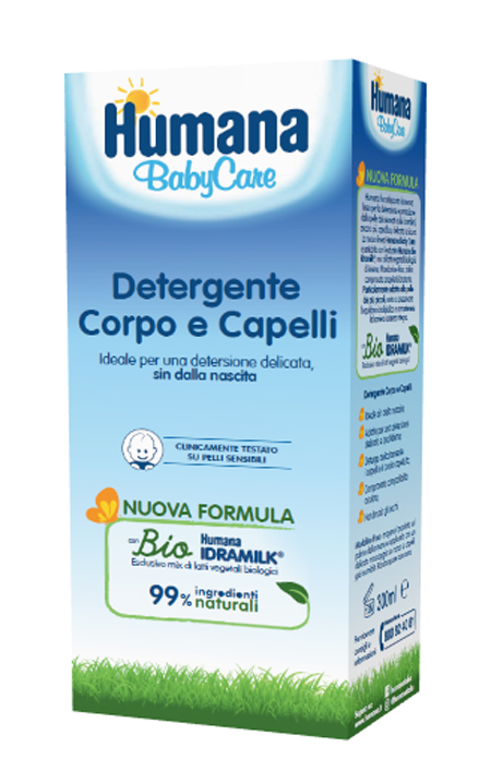 HUMANA BABY CARE DETERGENTE CORPO&CAPELLI 300 ML - Farmadott.it