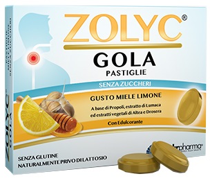 ZOLYC GOLA MIELE/LIMONE SENZA ZUCCHERI 36 PASTIGLIE - Farmadott.it
