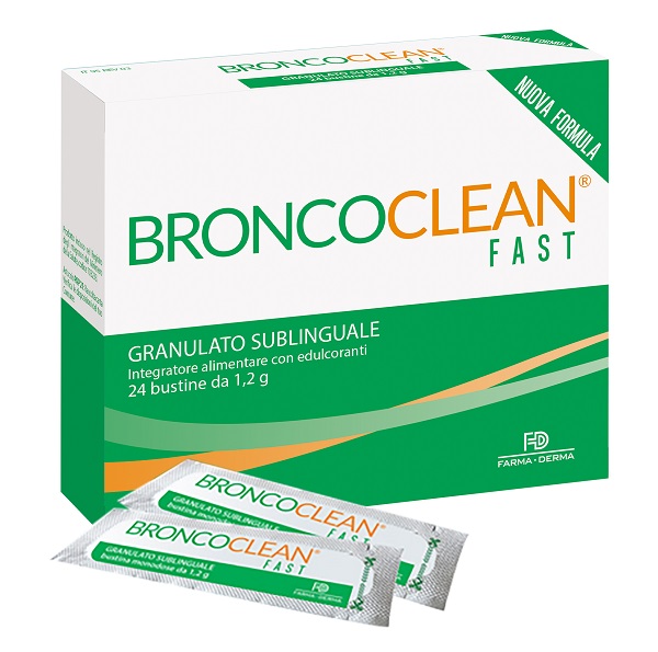 BRONCOCLEAN FAST GRANULATO SUBLINGUALE 24 BUSTINE - Farmadott.it