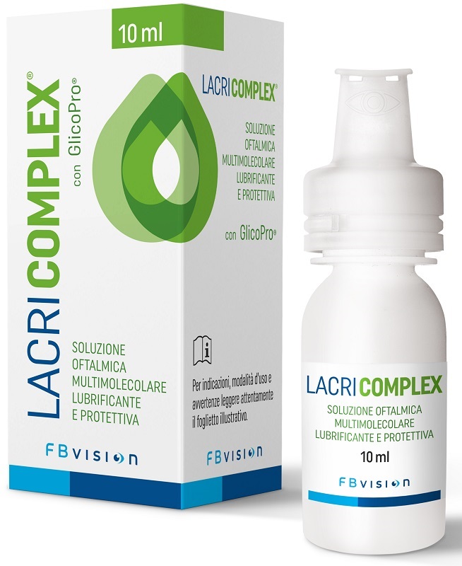 LACRICOMPLEX SOLUZIONE OFTALMICA MULTIMOLECOLARE LUBRIFICANTE PROTETTIVA 10 ML - Farmadott.it