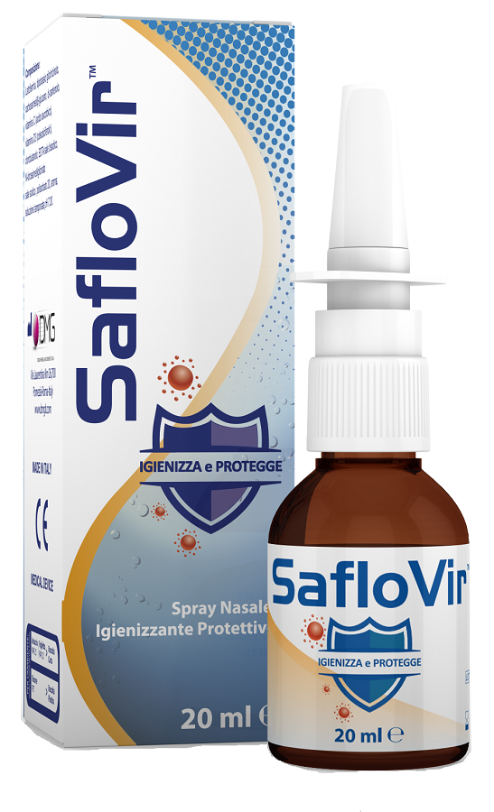 SAFLOVIR SPRAY NASALE IGIENIZZANTE PROTETTIVO 20 ML - Farmadott.it