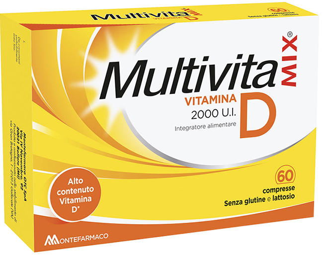 MULTIVITAMIX VITAMINA D 2000 UI 60 COMPRESSE - Farmadott.it