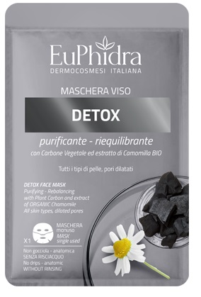 EUPHIDRA MASCHERA VISO DETOX 1 PEZZO - Farmadott.it