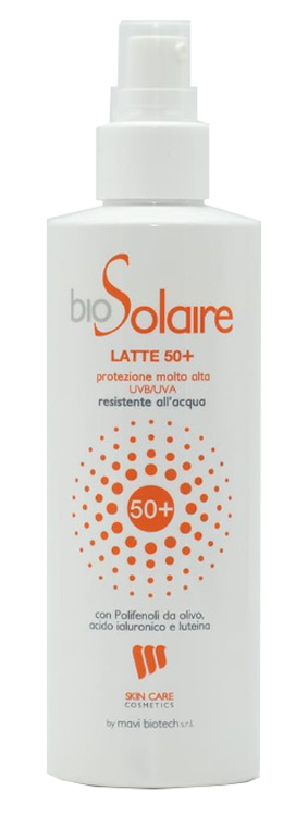 BIOSOLAIRE LATTE 50+ PROTEZIONE MOLTO ALTA 200 ML - Farmadott.it
