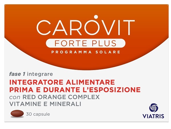 CAROVIT FORTE PLUS PROGRAMMA SOLARE 30 CAPSULE BL - Farmadott.it