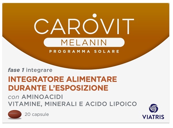 CAROVIT MELANIN PROGRAMMA SOLARE 20 CAPSULE - Farmadott.it