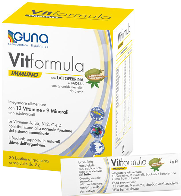 VITFORMULA IMMUNO 30 STICK DA 2 G - Farmadott.it