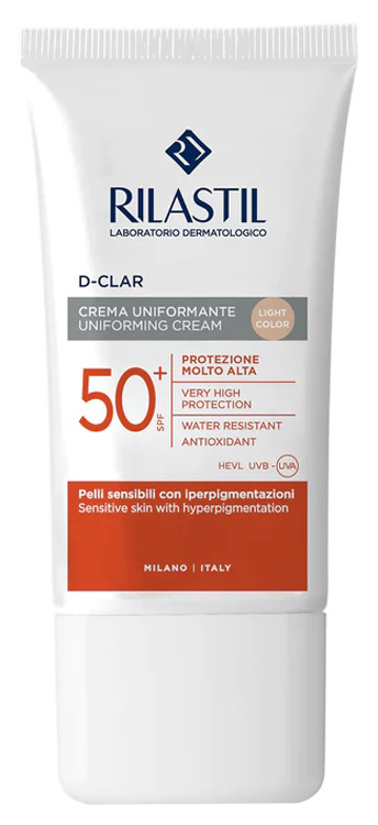 RILASTIL SUN SYSTEM D-CLAR LIGHT SPF50+ 40 ML - Farmadott.it