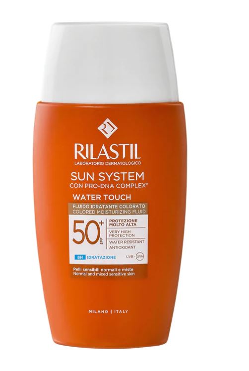 RILASTIL SUN SYSTEM WATER TOUCH COLOR FLUIDO SPF50+ 50 ML - Farmadott.it