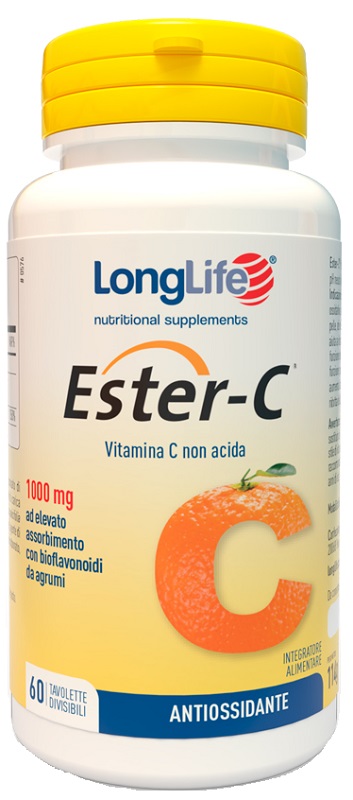LONGLIFE ESTER C 1000MG 60 TAVOLETTE - Farmadott.it