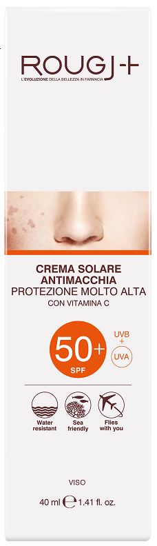 ROUGJ SOLARE SPF50+ VISO ANTIMACCHIA VITAMINA C 40 ML - Farmadott.it