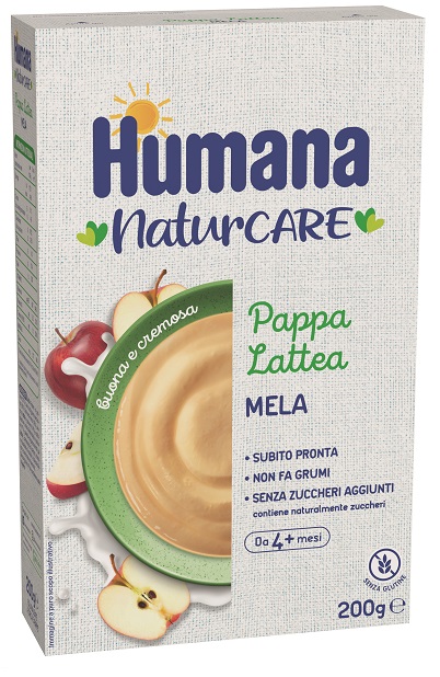 HUMANA PAPPA LATTEA MELA 200 G - Farmadott.it