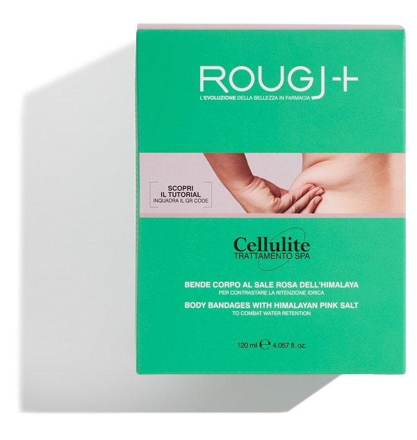 ROUGJ CELLULITE TRATTAMENTO SPA BENDE CORPO AL SALE ROSA DELL'HIMALAYA 2 PEZZI 120 ML - Farmadott.it