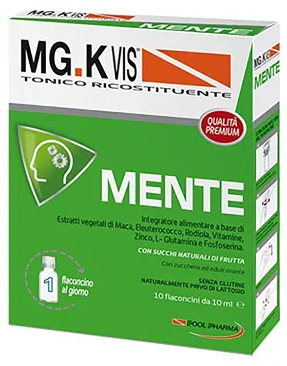 MGK VIS TONICO RICOSTITUENTE MENTE 10 FLACONCINI DA 10 ML - Farmadott.it