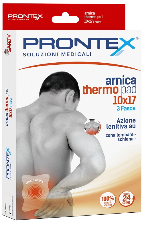 FASCIA PRONTEX ARNICA THERMO PAD 10 X 17 3 PEZZI - Farmadott.it