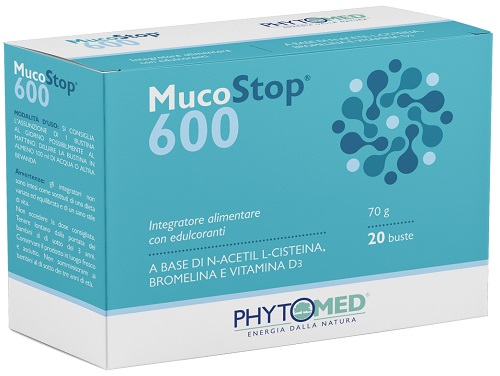 MUCOSTOP 600MG 20 BUSTINE - Farmadott.it