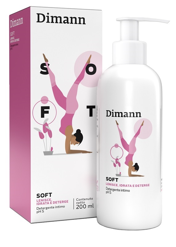 DIMANN SOFT DETERGENTE INTIMO PH 5 200 ML - Farmadott.it