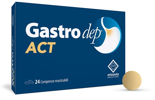 GASTRODEP ACT 24 COMPRESSE MASTICABILI - Farmadott.it