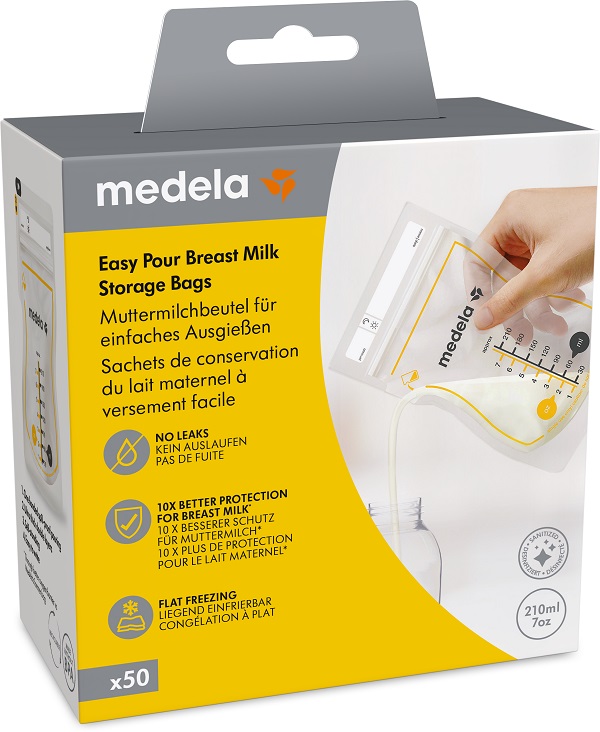 EASY POUR SACCA CONSERVAZIONE LATTE MATERNO 50 PEZZI - Farmadott.it