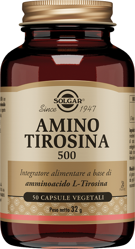 AMINO TIROSINA 500 50 CAPSULE VEGETALI - Farmadott.it