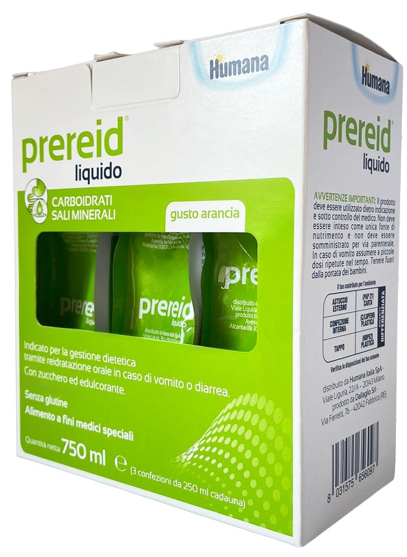 PREREID LIQUIDO 3 PEZZI DA 250 ML HUMANA - Farmadott.it