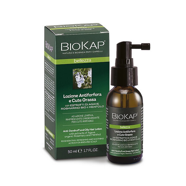 BIOKAP LOZIONE ANTIFORFORA E CUTE GRASSA NF 50 ML - Farmadott.it