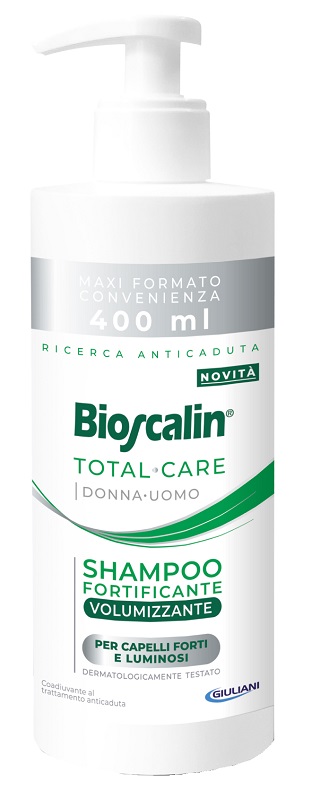 BIOSCALIN TOTAL CARE SHAMPOO FORTIFICANTE VOLUMIZZANTE 400 ML - Farmadott.it