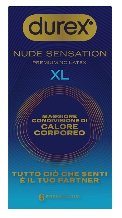 PRESERVATIVO DUREX NUDE SENSATION XL 6 PEZZI - Farmadott.it