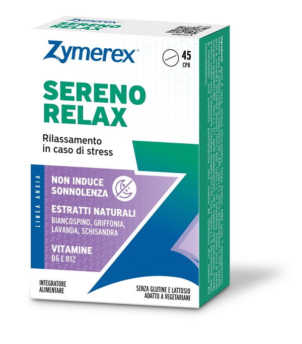 ZYMEREX SERENO RELAX 45 COMPRESSE SENZA GLUTINE SENZA LATTOSIO - Farmadott.it