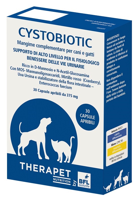 CYSTOBIOTIC THERAPET 30 CAPSULE - Farmadott.it