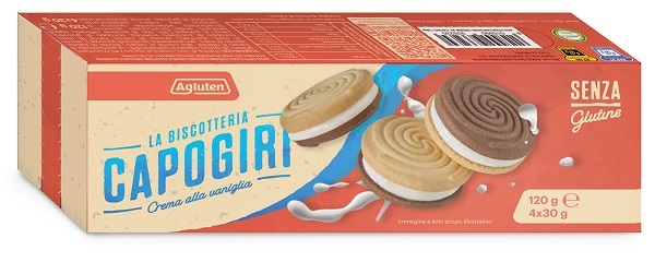 AGLUTEN CAPOGIRI CREMA VANIGLIA 120 G - Farmadott.it