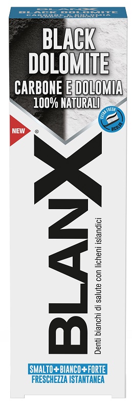 BLANX BLACK DOLOMITE DENTIFRICIO 75 ML - Farmadott.it