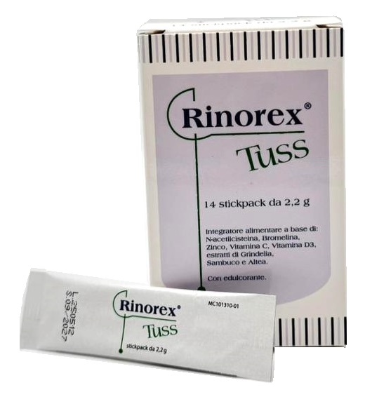 RINOREX TUSS 14 STICKPACK DA 2,2 G - Farmadott.it