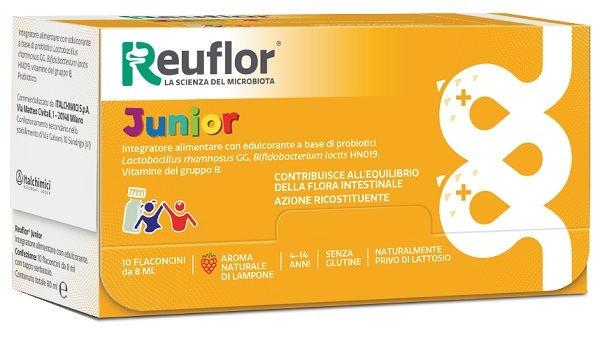 REUFLOR JUNIOR 10 FLACONCINI 8 ML - Farmadott.it