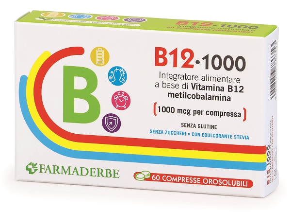 B12 1000 60 COMPRESSE OROSOLUBILI DA 0,2 G - Farmadott.it