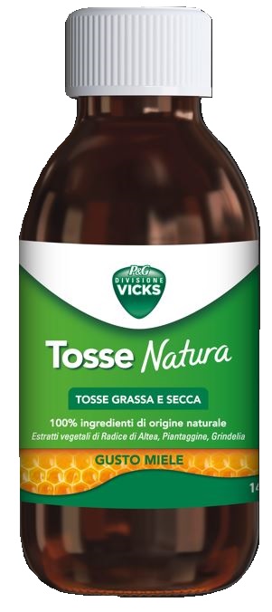VICKS TOSSE NATURA TOSSE GRASSA E SECCA GUSTO MIELE 140 ML - Farmadott.it