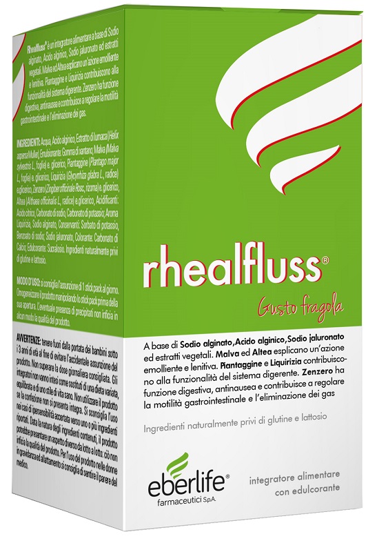 RHEALFLUSS FRAGOLA 20 STICKPACK DA 10 ML - Farmadott.it