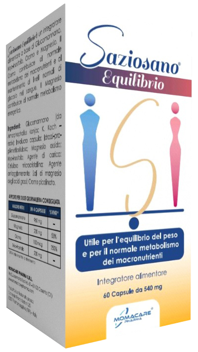 SAZIOSANO EQUILIBRIO 60 CAPSULE DA 540 MG - Farmadott.it