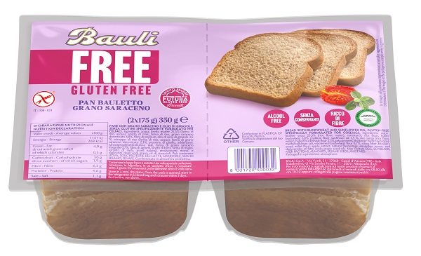 BAULI FREE PAN BAULETTO GRANO SARACENO 350 G - Farmadott.it